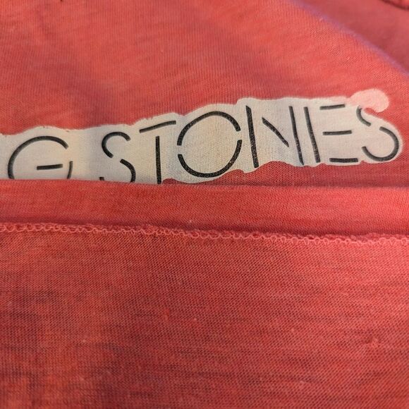 Vintage Single stitch Rolling Stones 1975 Tour of the Americas pink Tee Rare - Picture 4 of 7